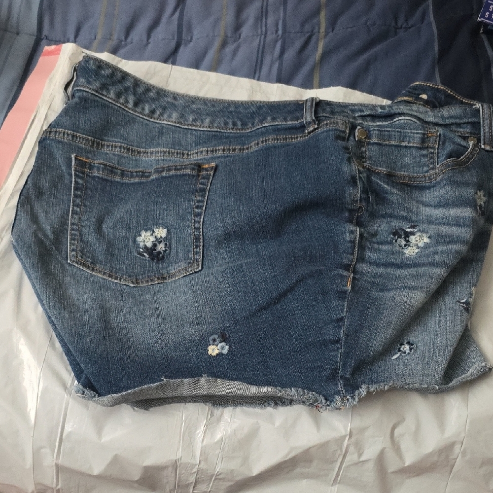 Torrid Blue Denim Shorts